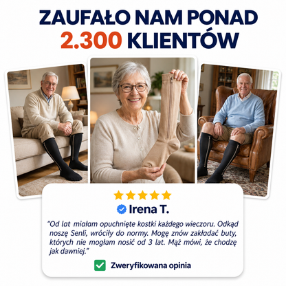 Skarpety kompresyjne z suwakiem — Senli™